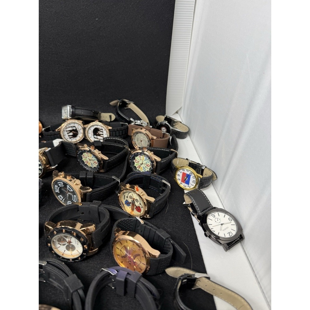 Huge Geneva Donna Vivi Fashion Watch Lot 60+ Men's Women's Wristwatches - Picture 7 of 13